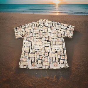 Tori Richard Floral Shirt Men's XL Made in Hawaii USA 100% Cotton Lawn